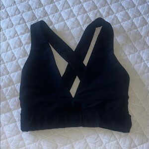 Spiritual Gangster Women's Black Cross-Back Bralette